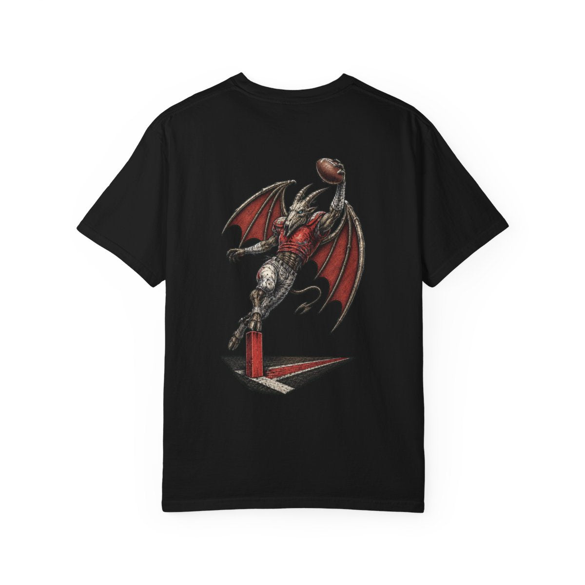 Jersey Devil Red Zone Raider Back Print Tee