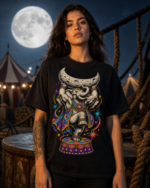 Moonlift Elephant Cosmic Sideshow Graphic Tee