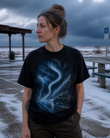 Whiteout Rope Tornado Storm Chaser Graphic Tee