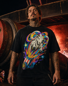 Meteor Ram Cannonball Cosmic Sideshow Graphic Tee