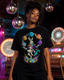 Orbit Hare Juggler Cosmic Sideshow Graphic Tee