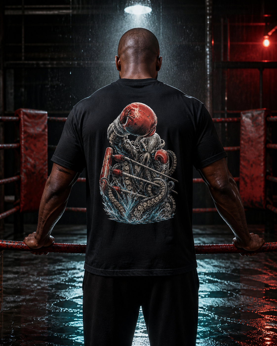Kraken Heavyweight Tidebreaker Back Print Tee