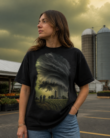 Farmstead Hook Echo Storm Chaser Graphic Tee