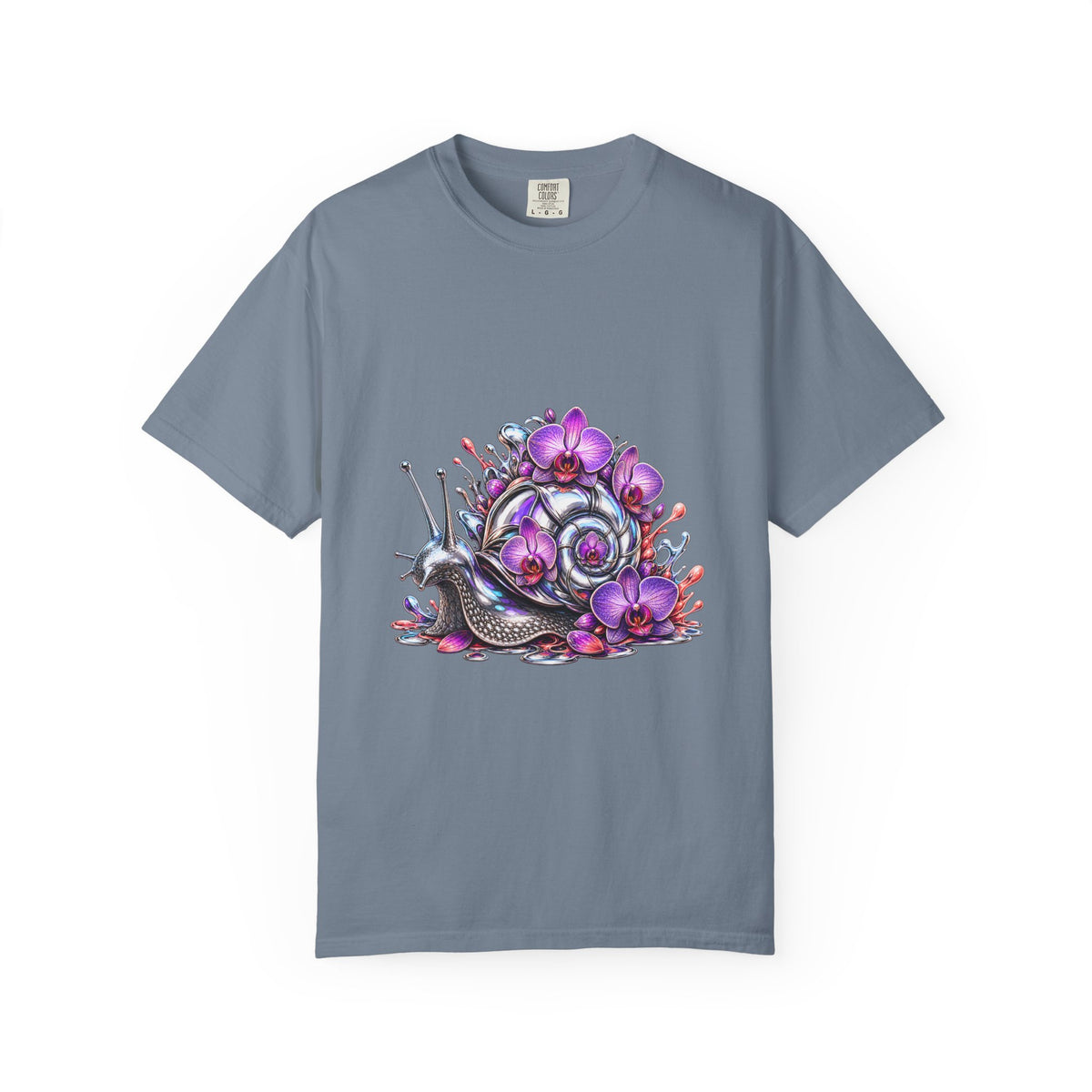 Chrome Orchid Snail Graphic Tee