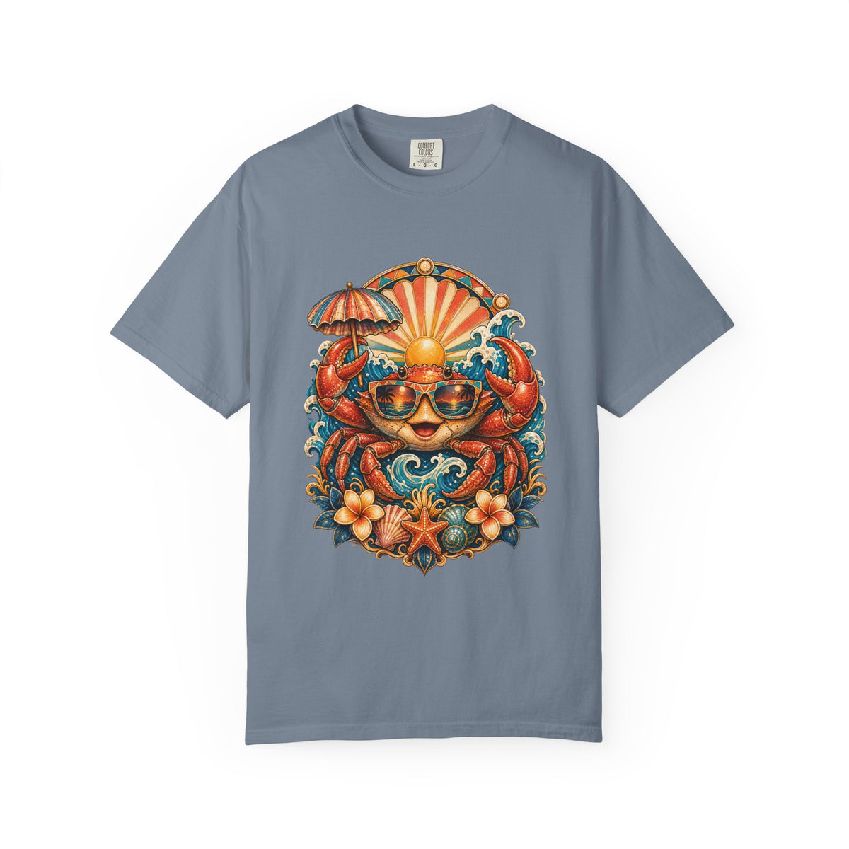 Retro Resort Crab T-Shirt Graphic