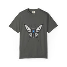 Blue Gem Gothic Moth T-Shirt Graphic