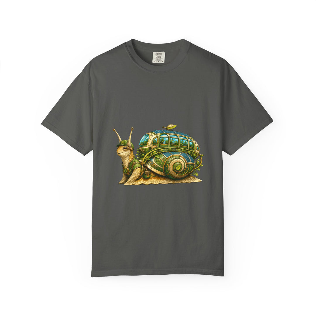Solarpunk Snail Transit Graphic Tee