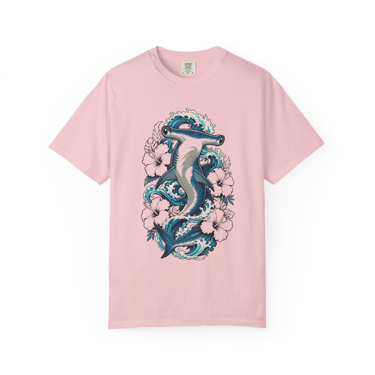 Surfcore Hibiscus Hammerhead Totem T-Shirt Graphic