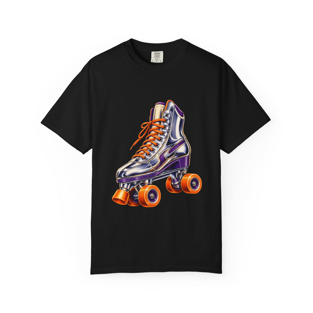 Chrome Flame Roller Skate Graphic Tee