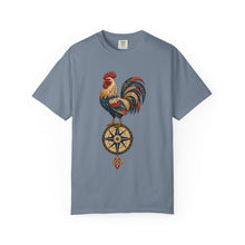 Folk Compass Rooster Graphic Tee