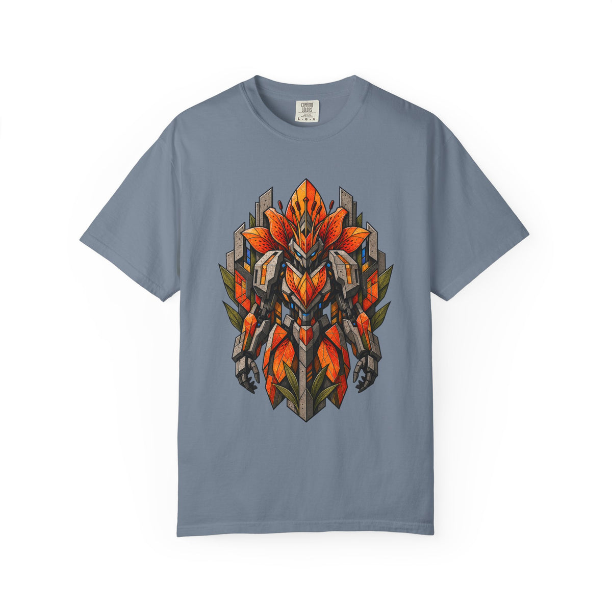 Brutalist Tiger Lily Mech T-Shirt Graphic