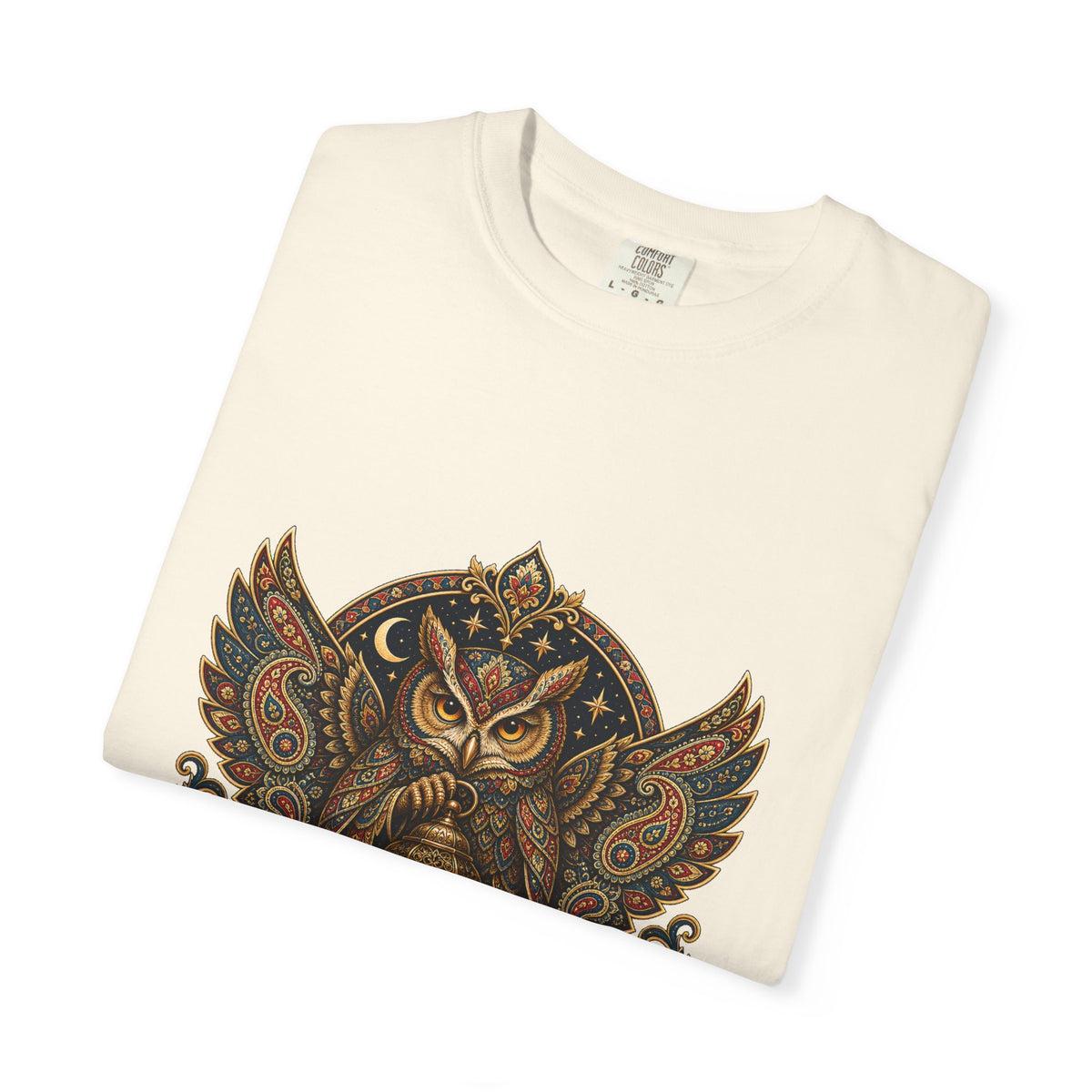 Heritage Paisley Owl Lantern T-Shirt Graphic