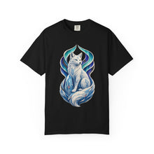 Arctic Fox Aurora Paper Cut Graphic Tee
