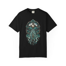 Chrome Art Deco Jellyfish Oracle T-Shirt Graphic