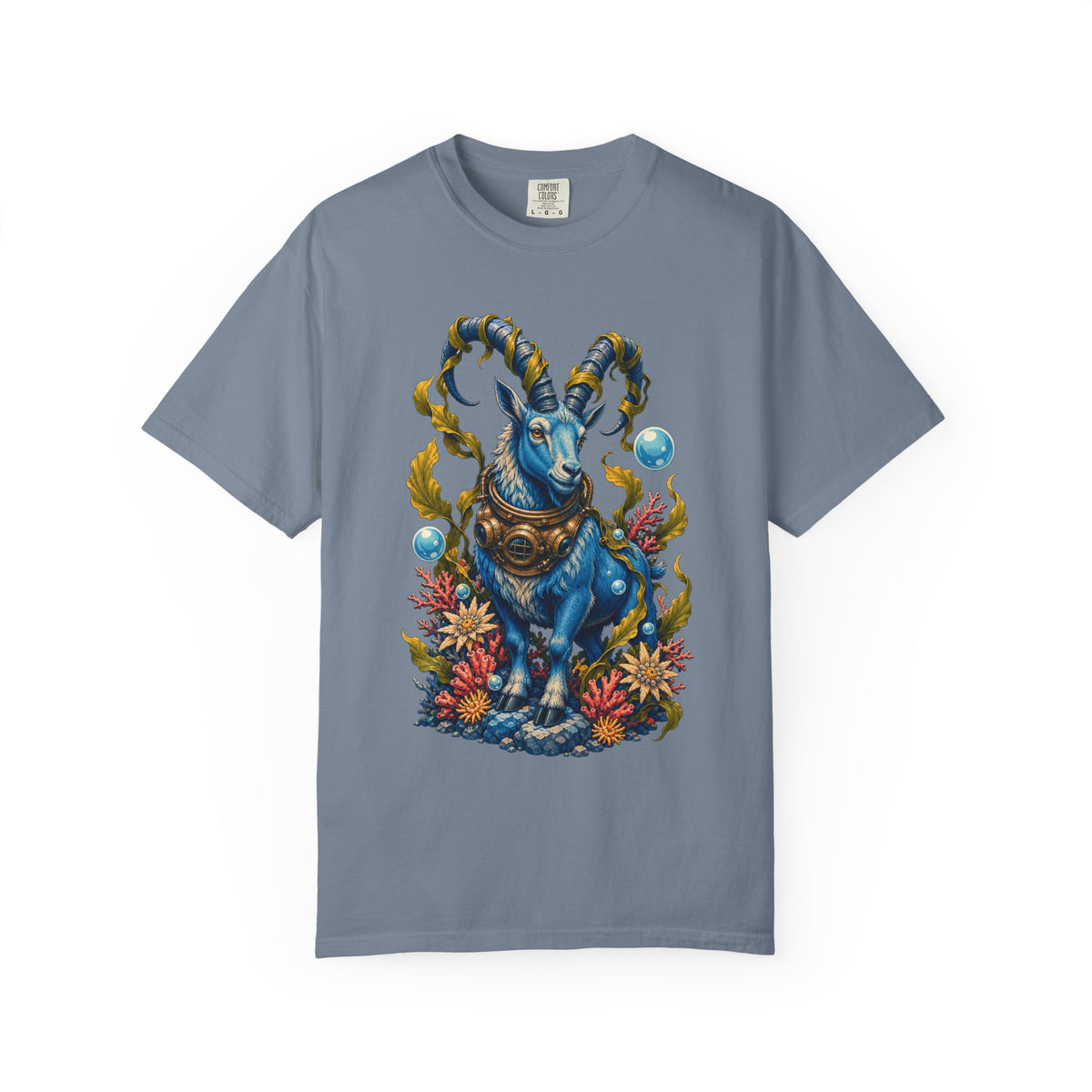 Cerulean Kelp Ibex Diver Graphic Tee