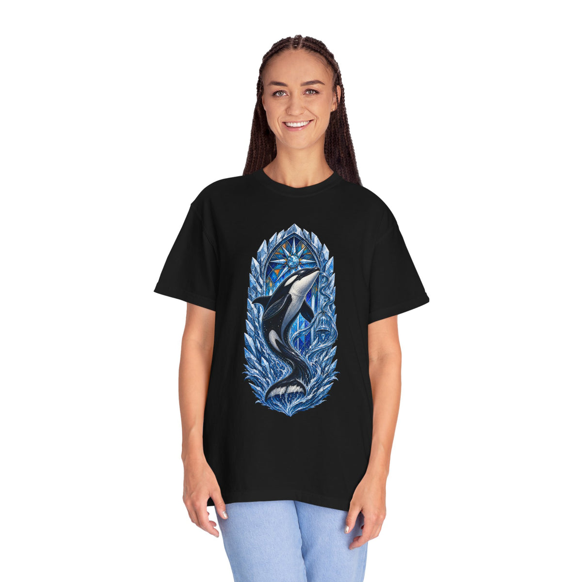 Ice Cathedral Orca Herald Graphic Tee