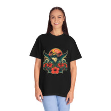 Acid Hibiscus Manta Ray DJ T-Shirt Graphic