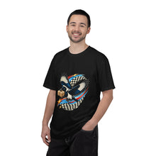 Checkerboard Comet Magpie Graphic Tee