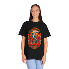 Fire Hibiscus Hammerhead Graphic Tee