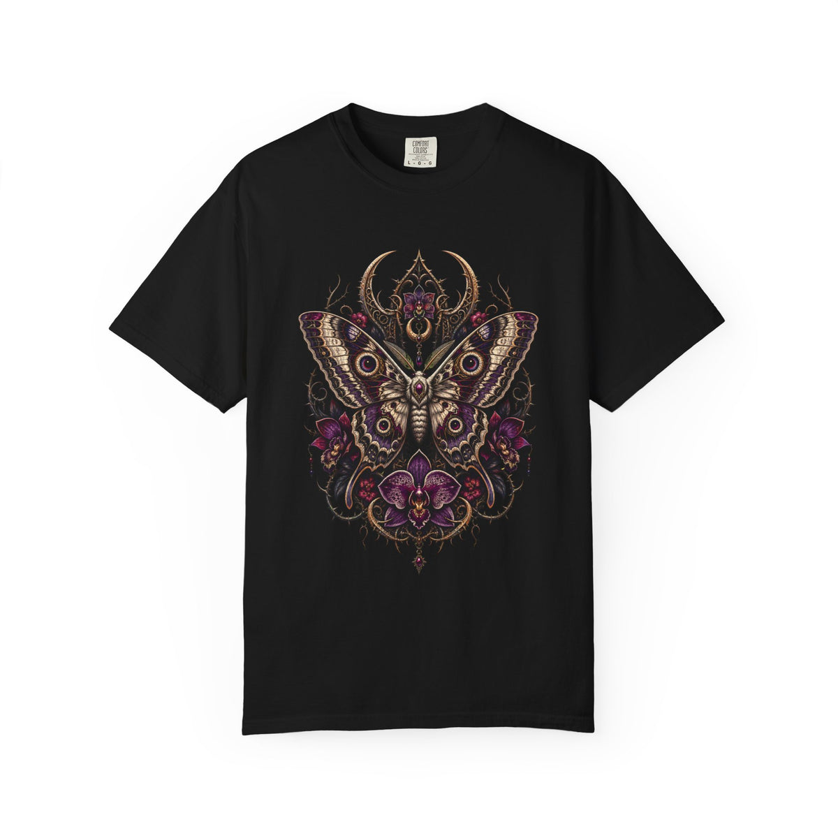 Gothic Orchid Moth Oracle Graphic Tee