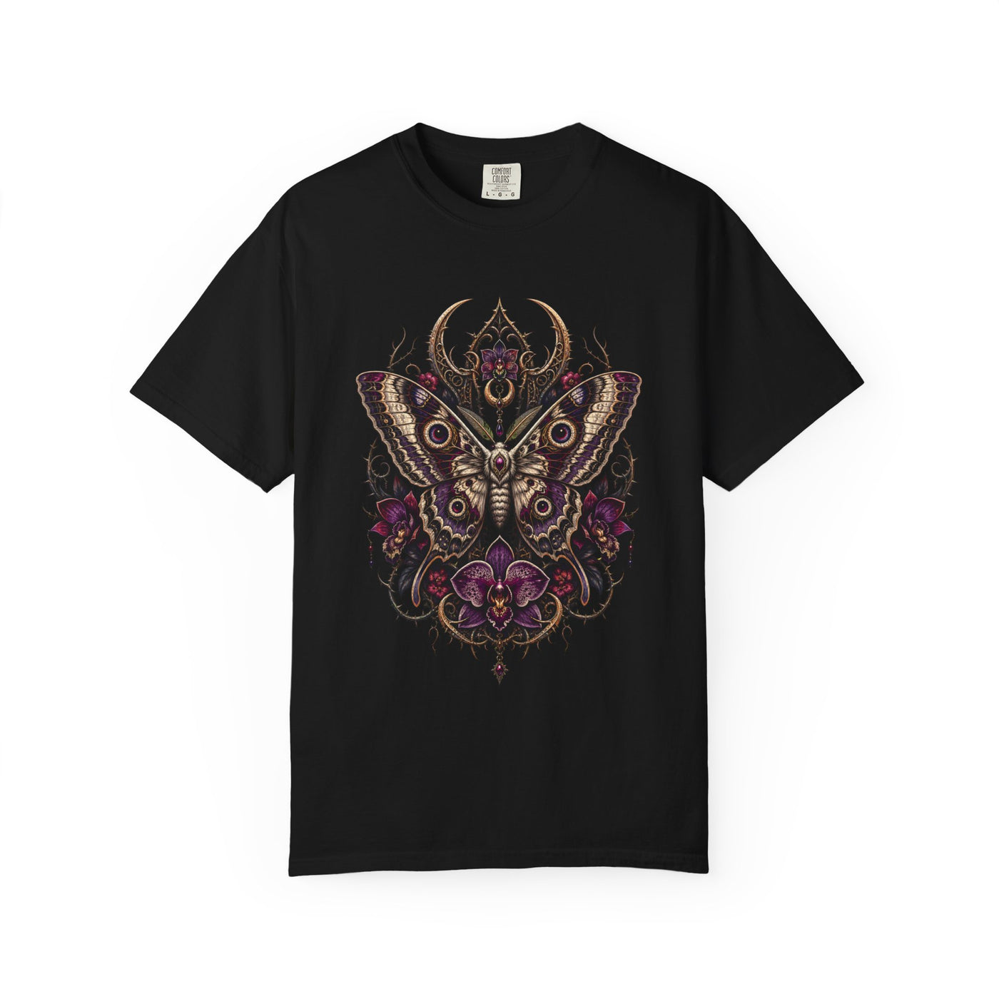 Gothic Orchid Moth Oracle Graphic Tee