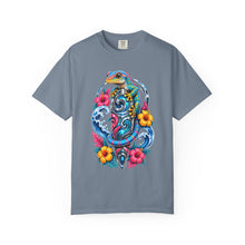 Neon Tide Gecko Totem Graphic Tee