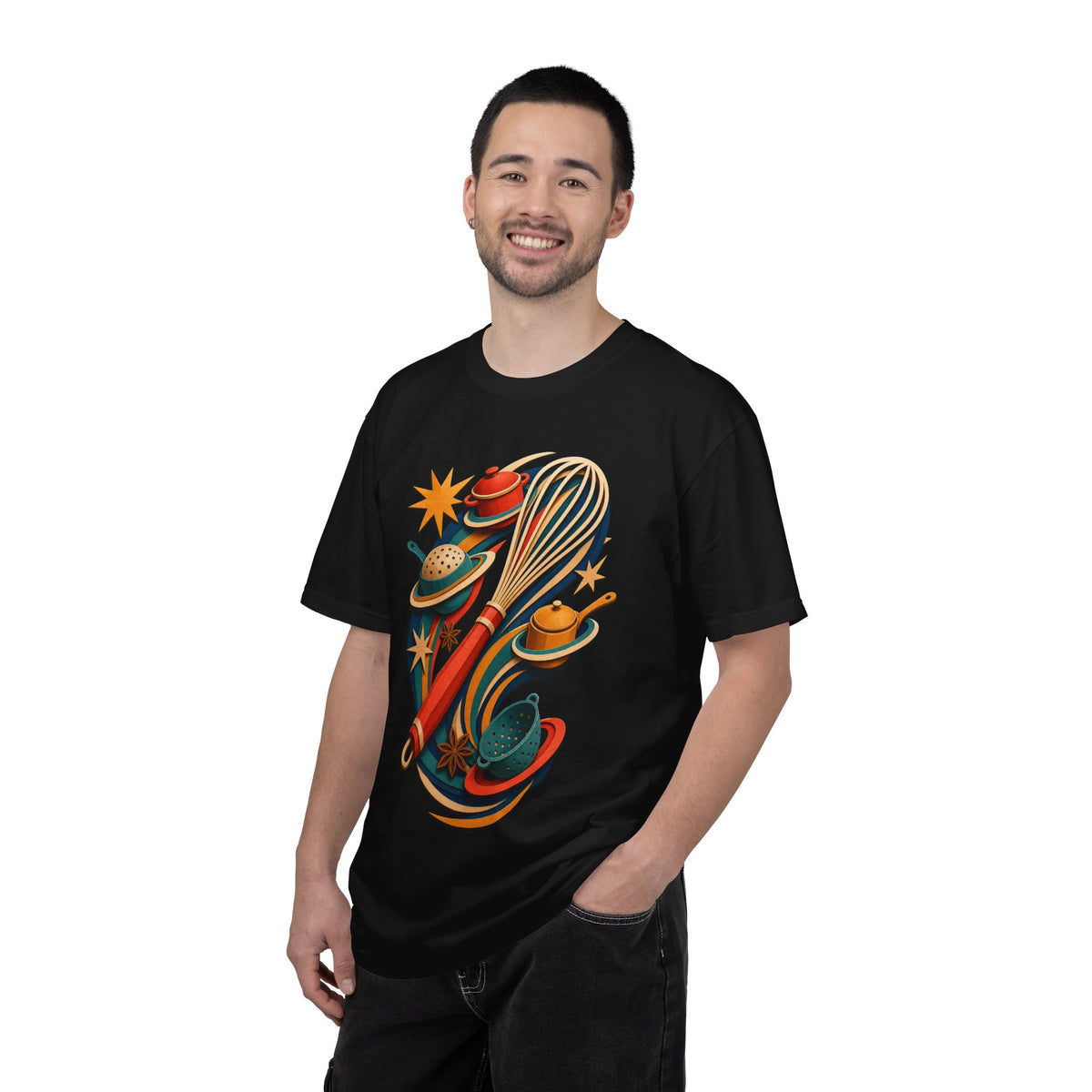 Paper Cut Kitchen Comet Whisk T-Shirt Graphic