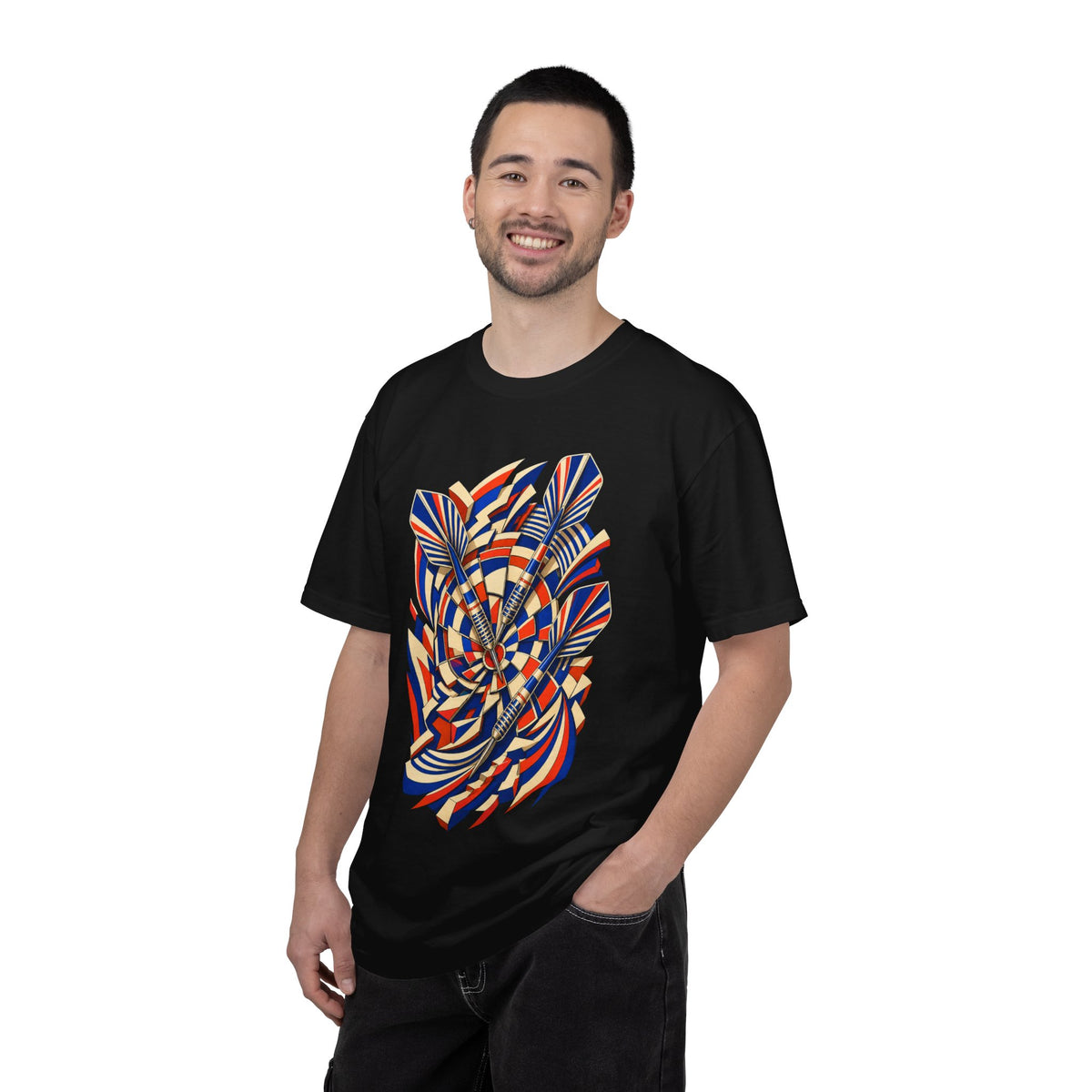 Bullseye Vortex Neo-Deco Darts Graphic Tee