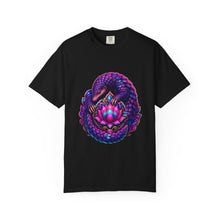 Neon Lotus Pangolin Graphic Tee