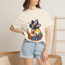 Paper Cut Polka Dot Firefly Picnic T-Shirt Graphic