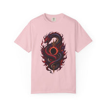 Red Purple Eclipse Serpent Graphic Tee