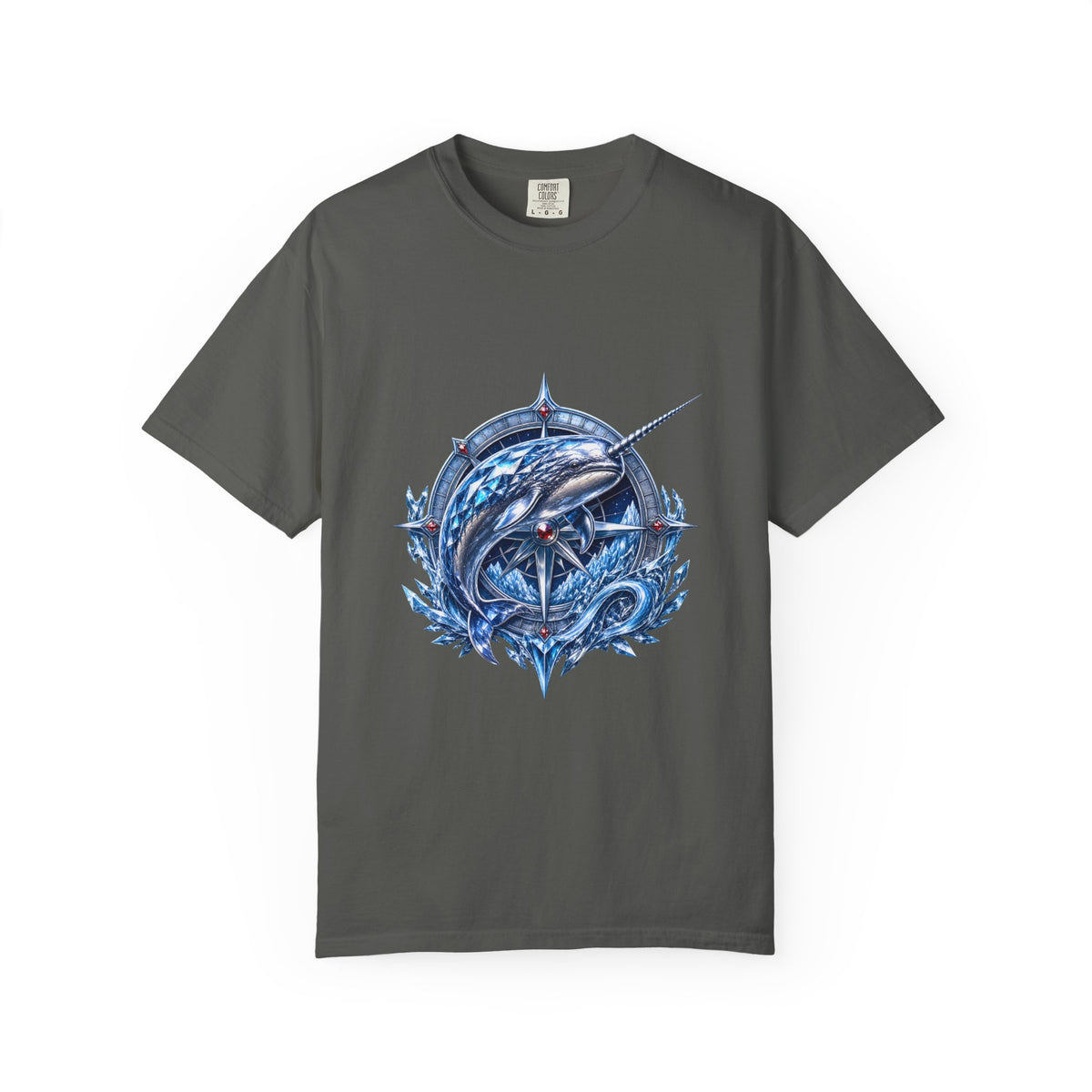 Glacier Chrome Narwhal Compass Graphic Tee