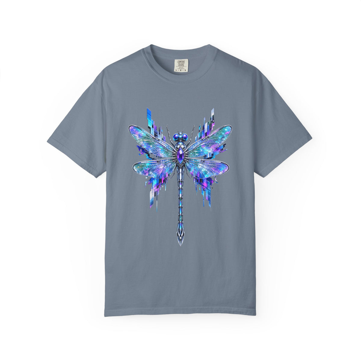 Glitch Glass Dragonfly Graphic Tee