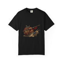 Medieval Snail Joust Engraved Graphic Tee
