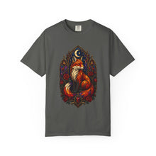 Gothic Stained Glass Fox T-Shirt Graphic