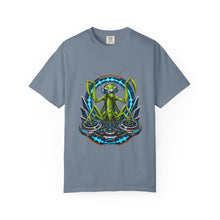 Retro Futurist Praying Mantis DJ Graphic Tee