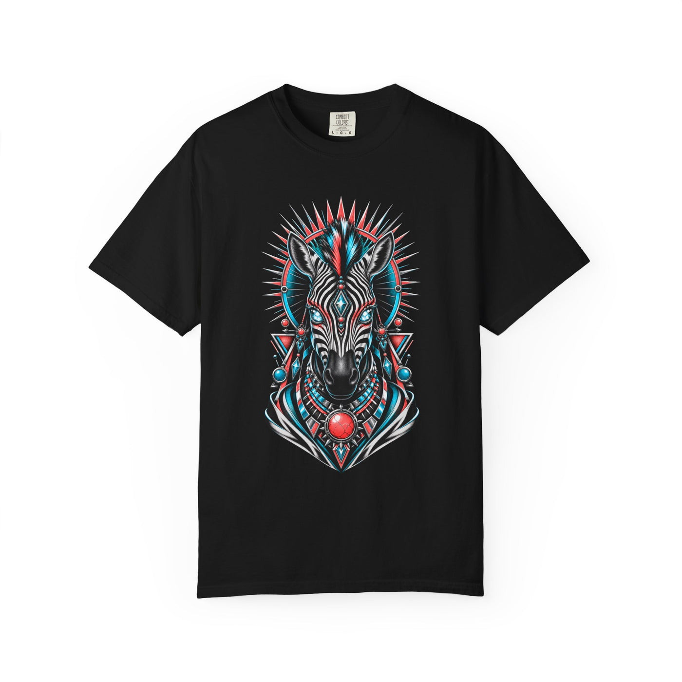 Neon Zebra Oracle Graphic T-Shirt