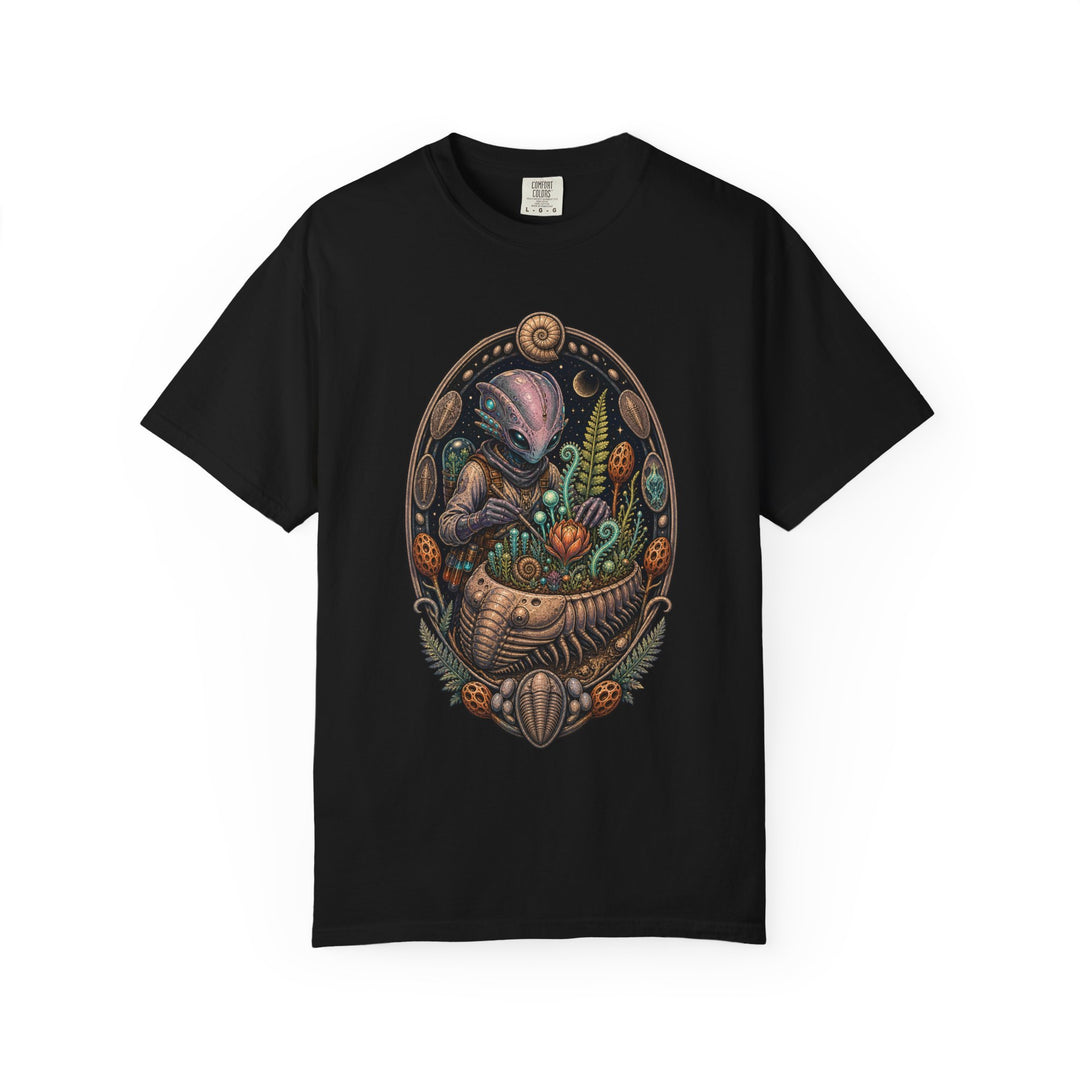 Alien Fossil Gardener T-Shirt Graphic