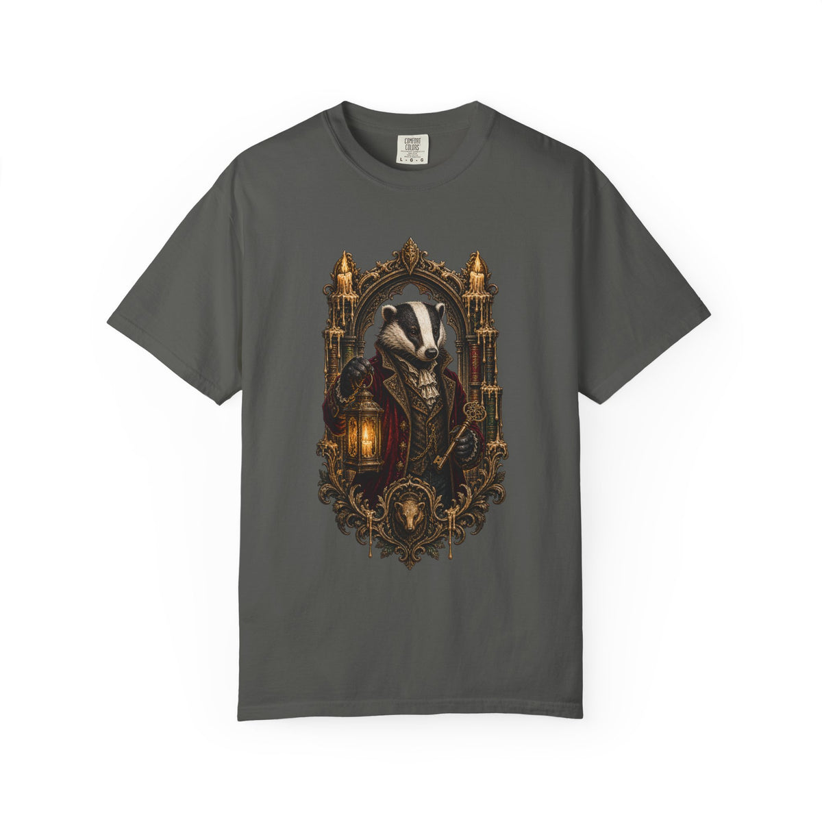 Candlelit Badger Archivist Graphic Tee