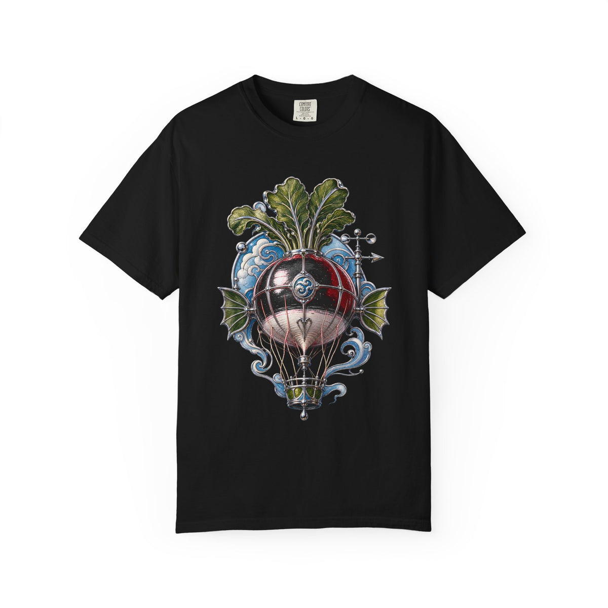 Chrome Weather Balloon Radish T-Shirt Graphic