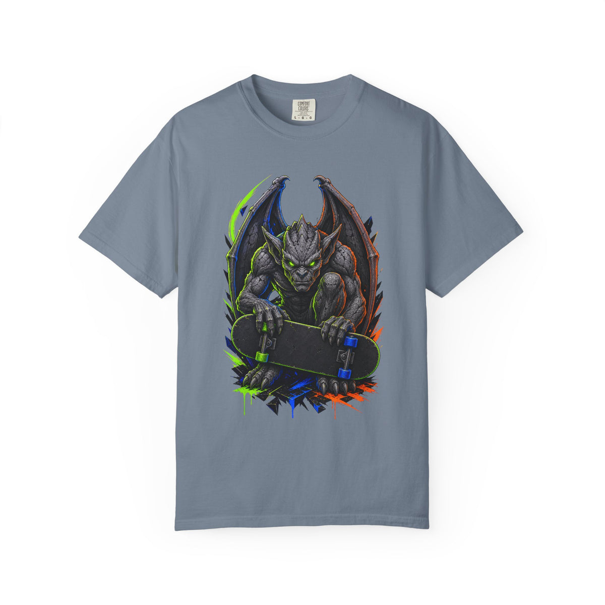 Neon Skate Gargoyle Graphic Tee
