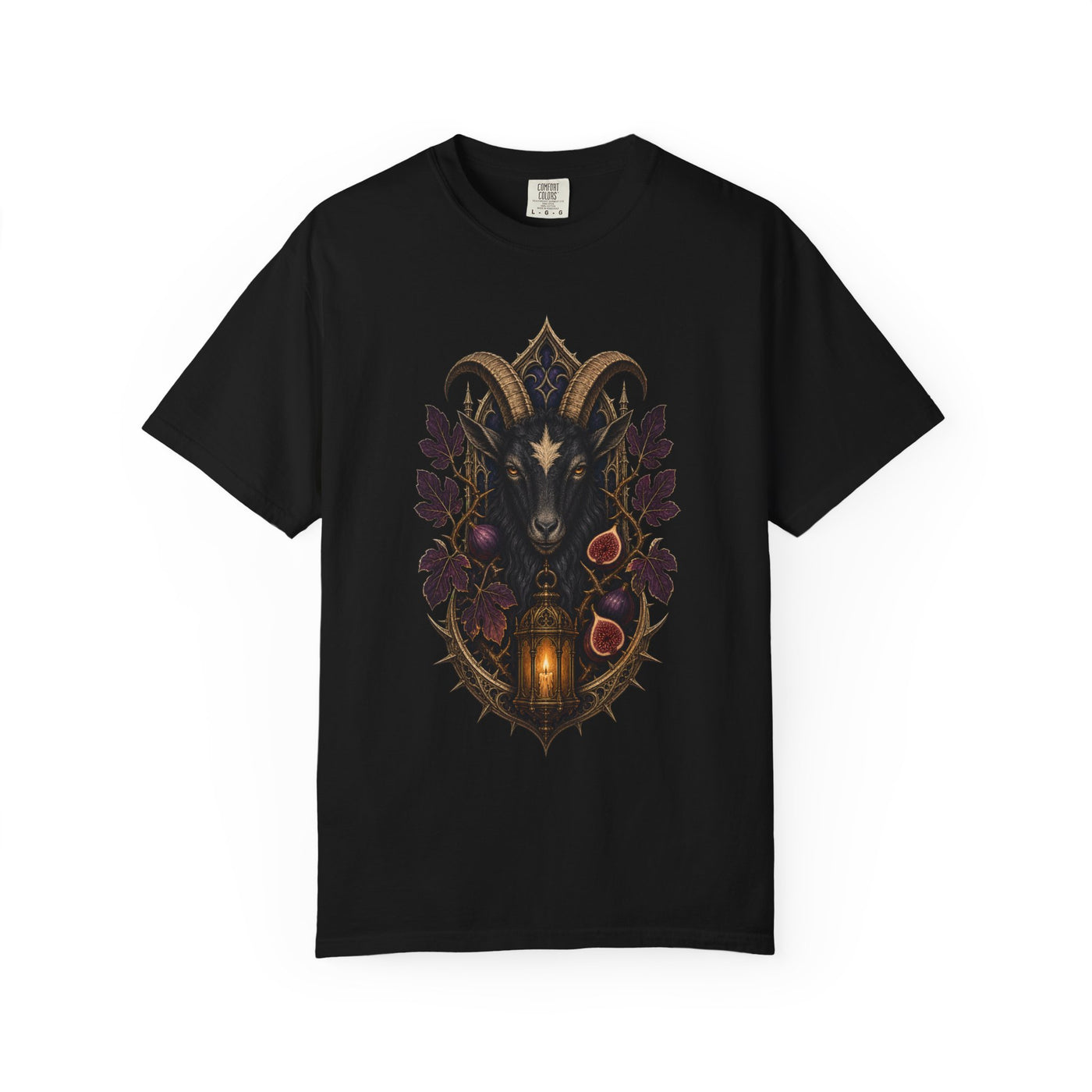 Gothic Fig Goat Lantern Graphic Tee