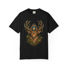 Solarpunk Stag Automaton Graphic Tee