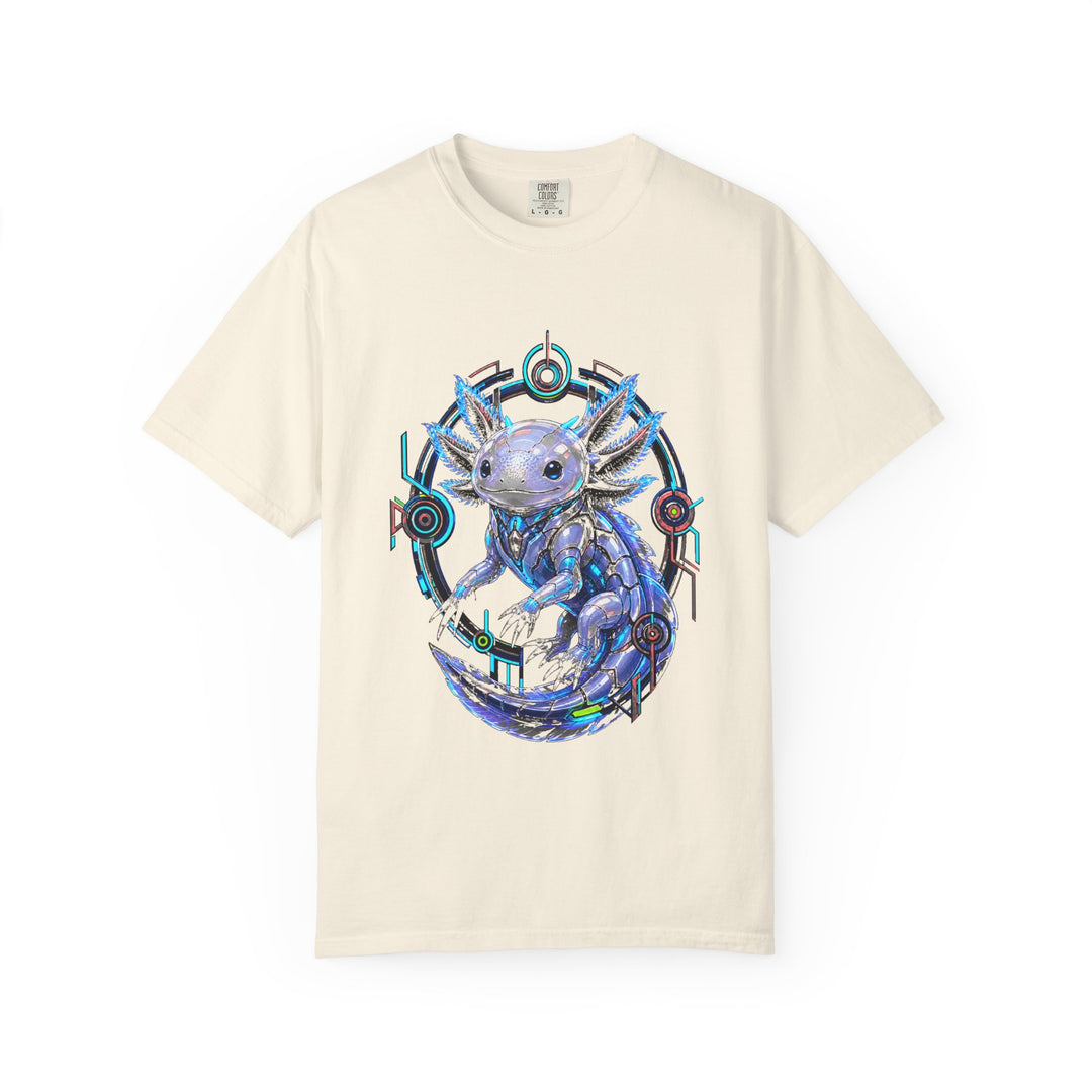 Neon Noir Glass Axolotl Graphic Tee