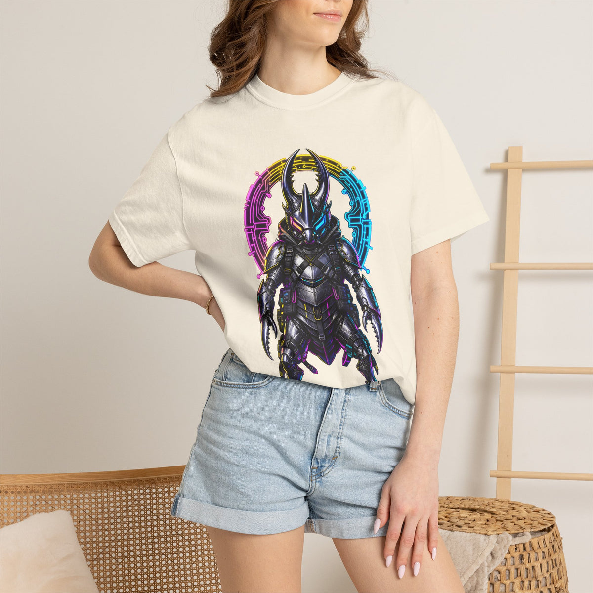 Chrome Beetle Techwear Sentinel T-Shirt Graphic