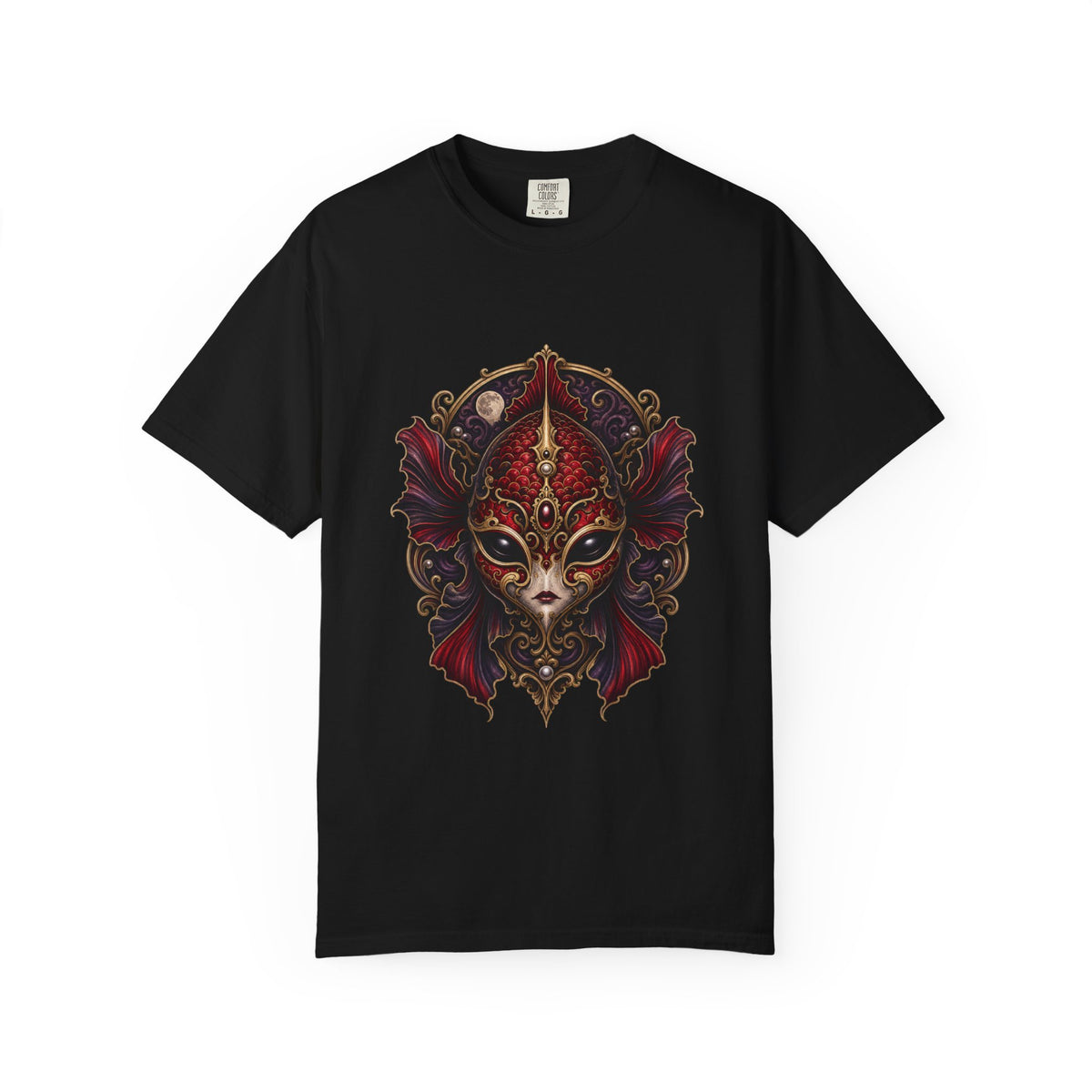 Velvet Gothic Fish Mask Graphic Tee