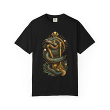 Neo Deco Brass Eel Harpist Graphic Tee