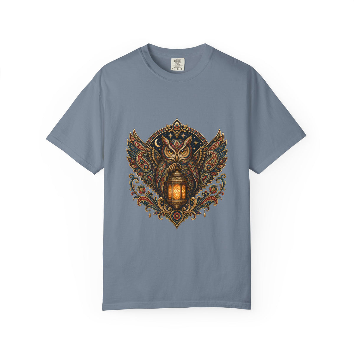 Heritage Paisley Owl Lantern T-Shirt Graphic