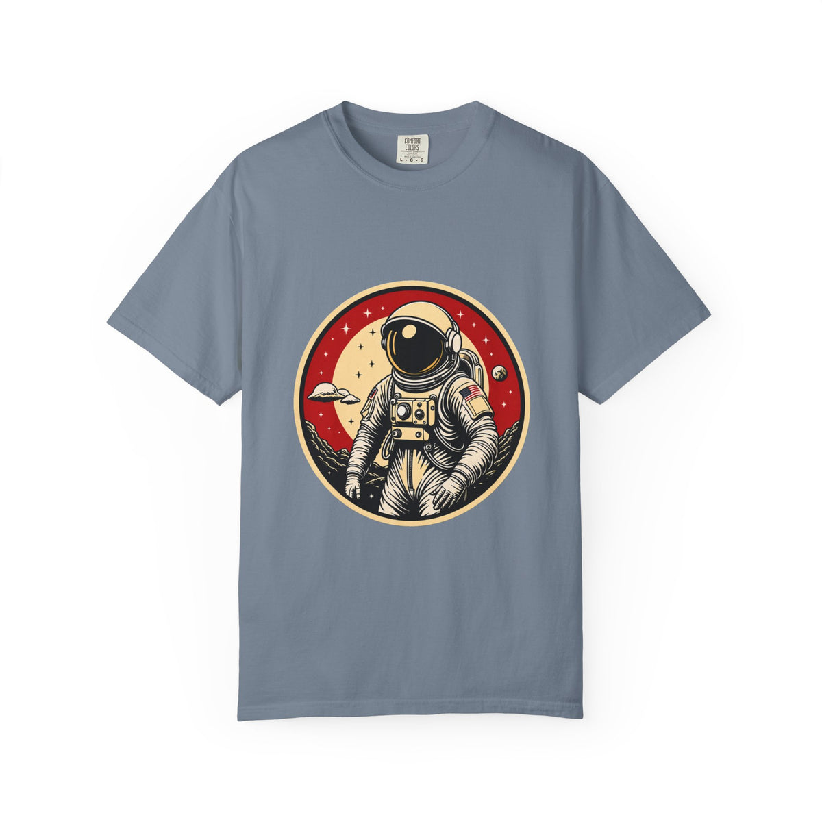 Retro Astronaut Badge T-Shirt Graphic