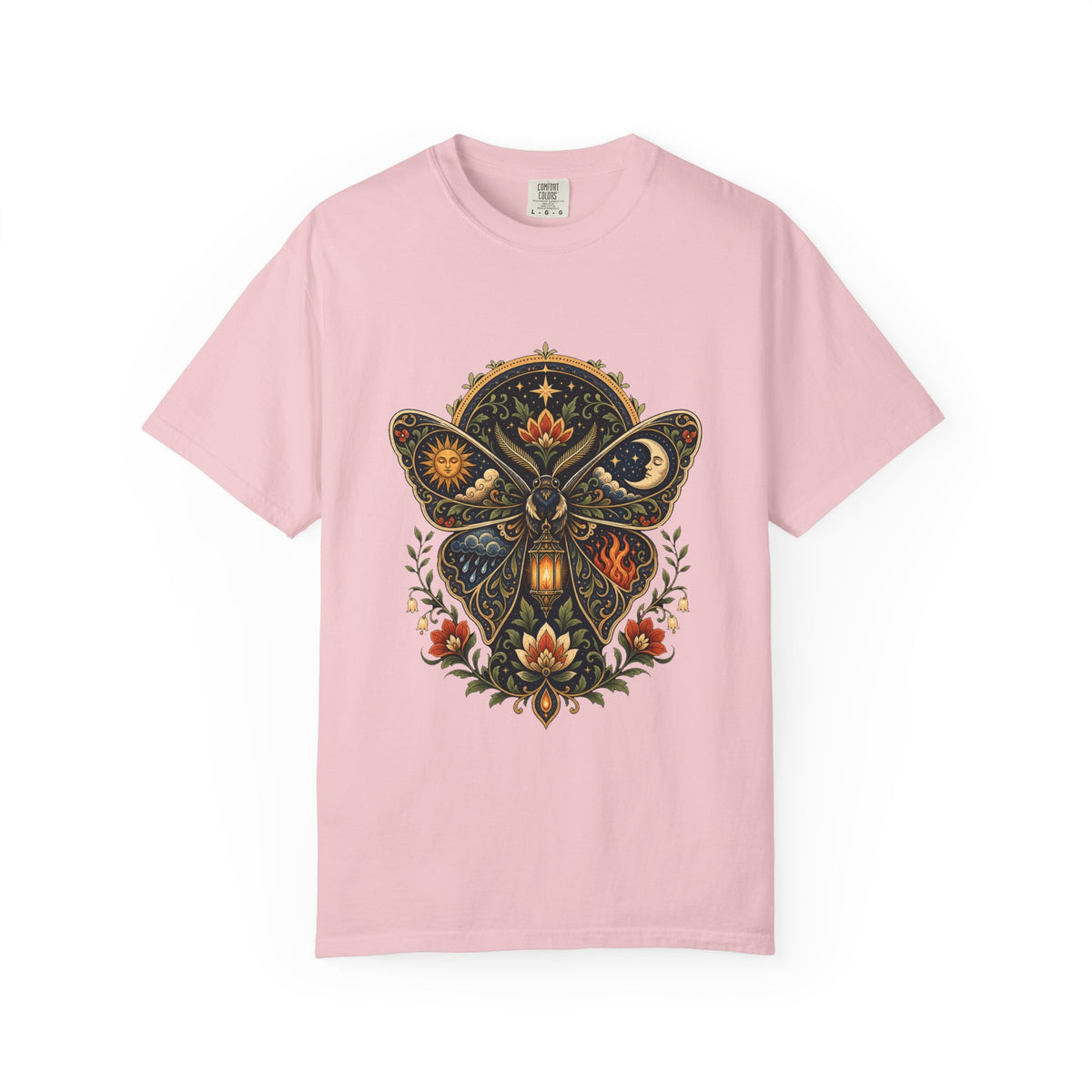 Elemental Folk Moth Celestial T-Shirt Graphic